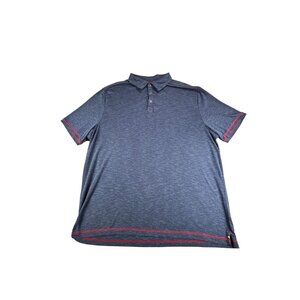 Nat Nast Polo Shirt Mens XXL Blue w. Red Contrast stitch